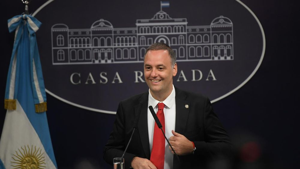 El jefe de Gabinete, Manuel Adorni. El jefe de Gabinete, Manuel Adorni.
