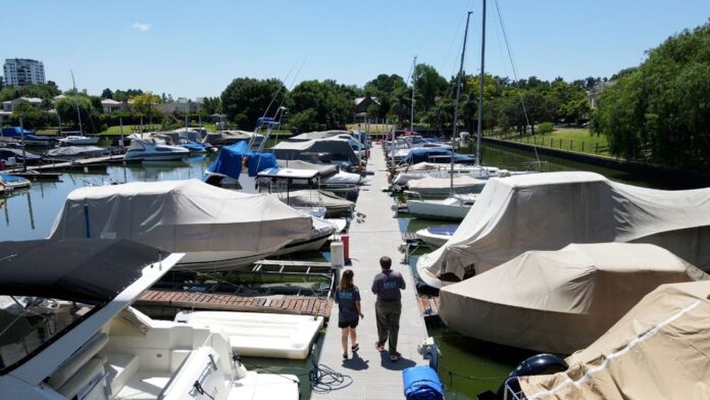 El operativo de ARBA en el Delta. (Prensa Arba)