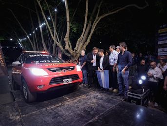 Axel Kiillof en la largada del Mar y Sierras.