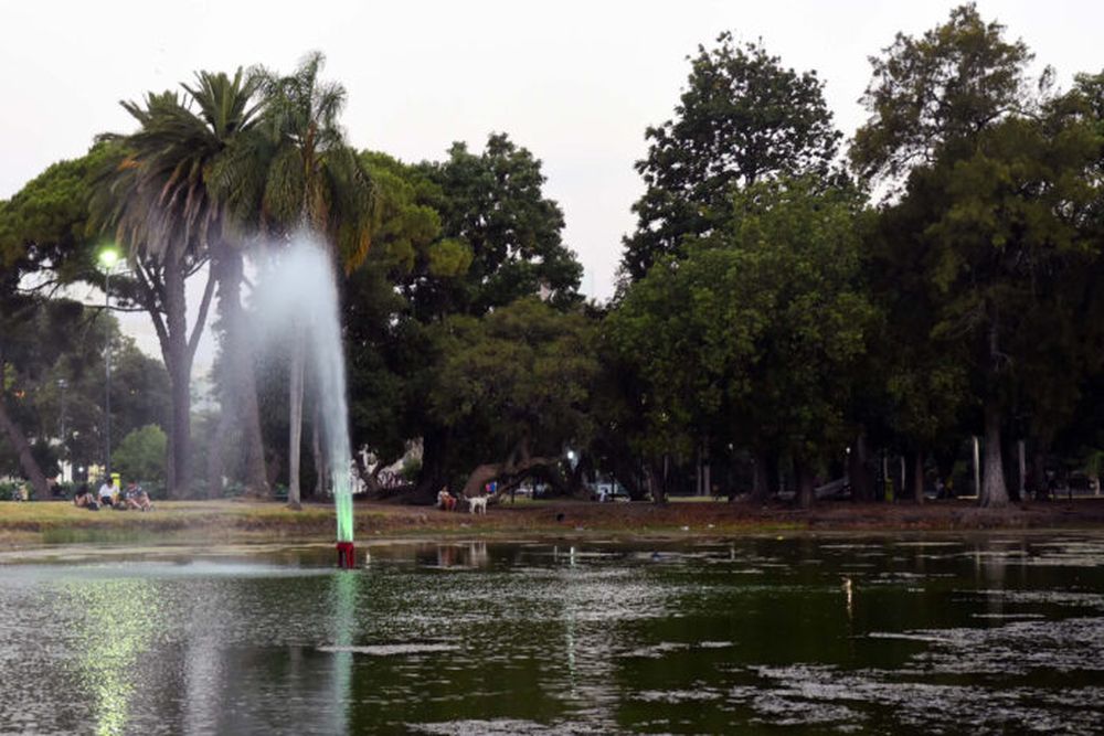 En La Plata el cianosemáforo servirá para controlar la laguna artificial de la República de los Niños, la del Parque Saavedra y el lago del Bosque (Foto Télam)