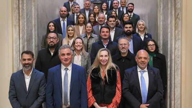 La reunión de Karina Milei con los legisladores bonaerenses.