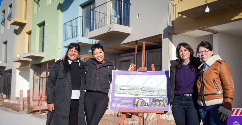 Las viviendas del barrio La Odisea, en Quilmes Oeste, están casi terminadas.