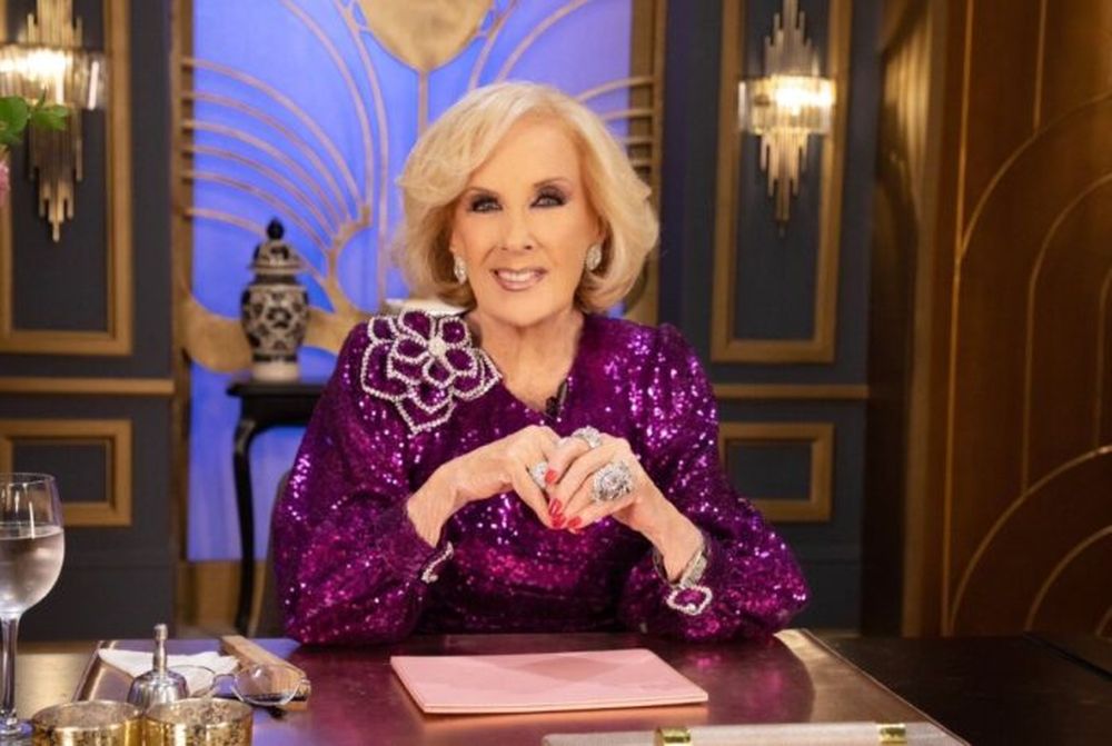 La actriz y conductora, Mirtha Legrand.