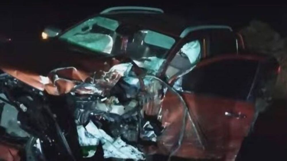 Choque frontal en la ruta 11 a la altura de Mar Azul. - El Fundador de Villa Gesell -