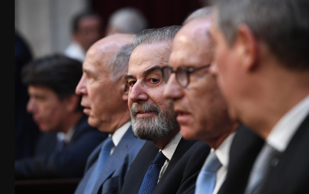Los cuatro miembros de la Corte Suprema de Justicia, Ricardo Lorenzetti, Juan Carlos Maqueda, Carlos Rosenkrantz y Horacio Rosatti. (Archivo)