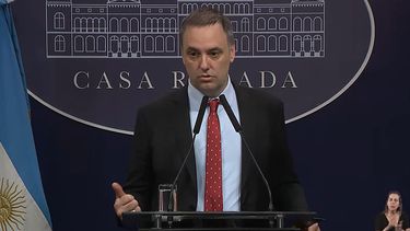 El jefe de Gabinete, Maniel Adorni.&nbsp;