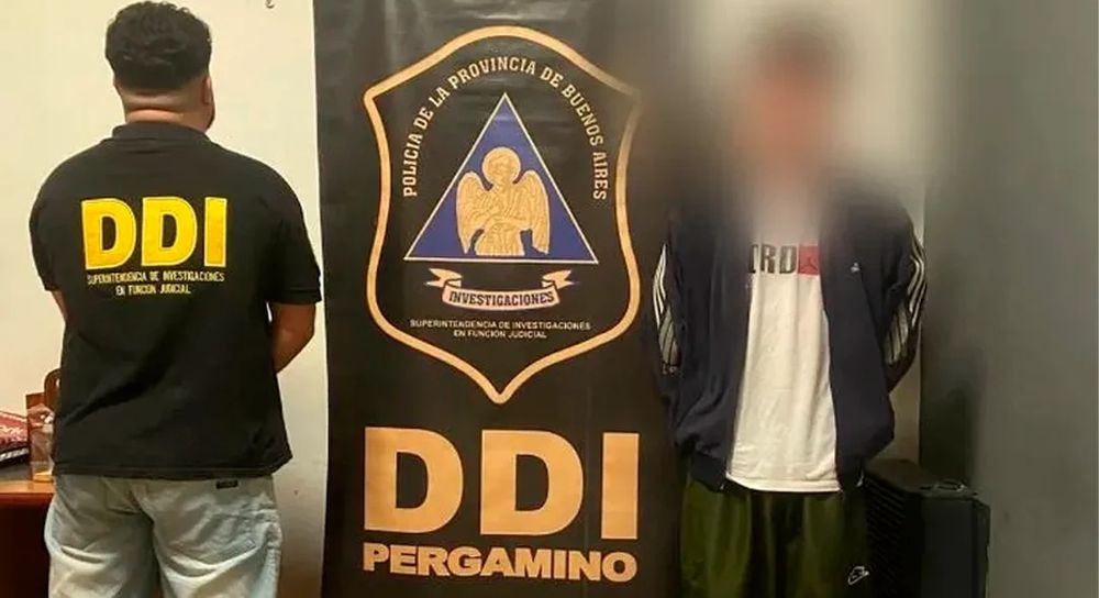 El joven estudiante detenido en Pergamino.