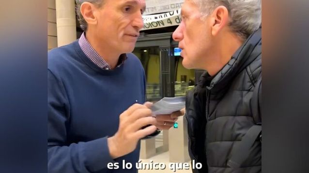 El ministro Gabriel Katopodis en la estación de Retiro. (Captura de video)