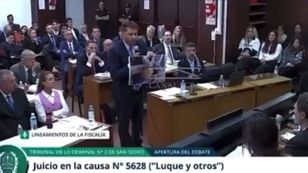 Primera audiencia en el jucio por la muerte de Diego Armando Maradona. - Captura de pantalla -