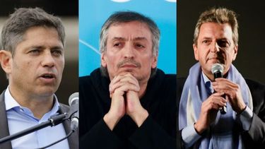 Kicillof, Kirchner y Massa: sigue la tensión.