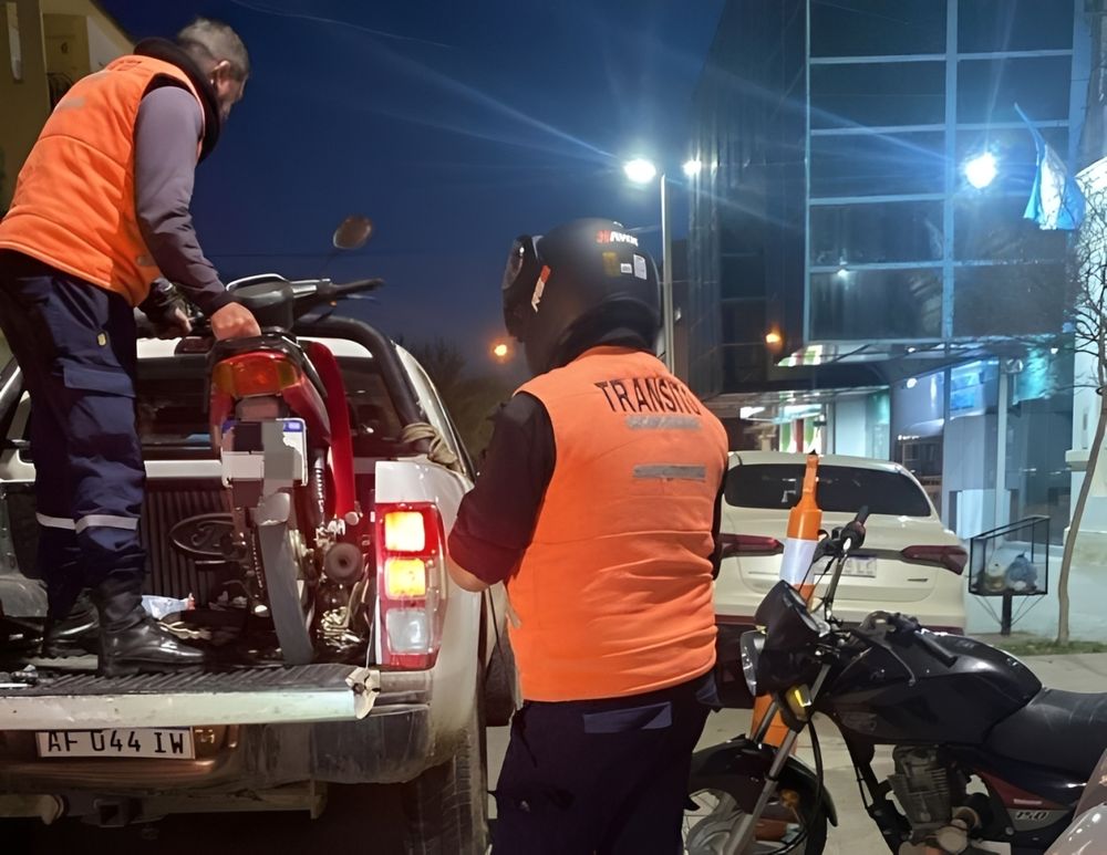Un operativo de secuestro de motos en Balcarce.