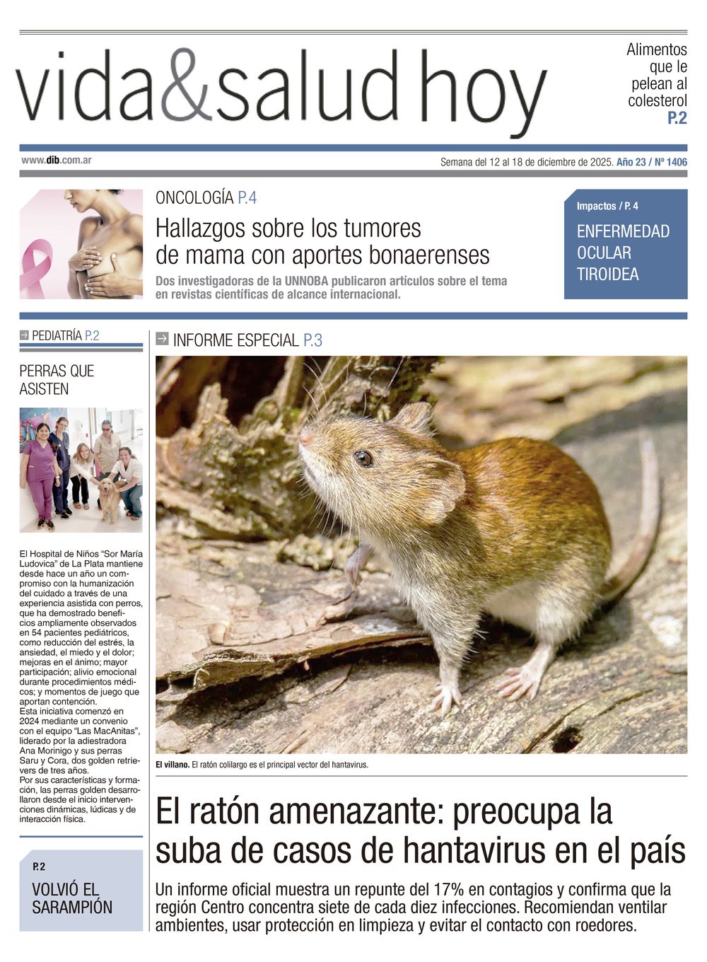 Tapa Vida y Salud  1406