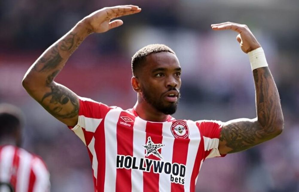 Ivan Toney, uno de los posibles fichajes del Arsenal.