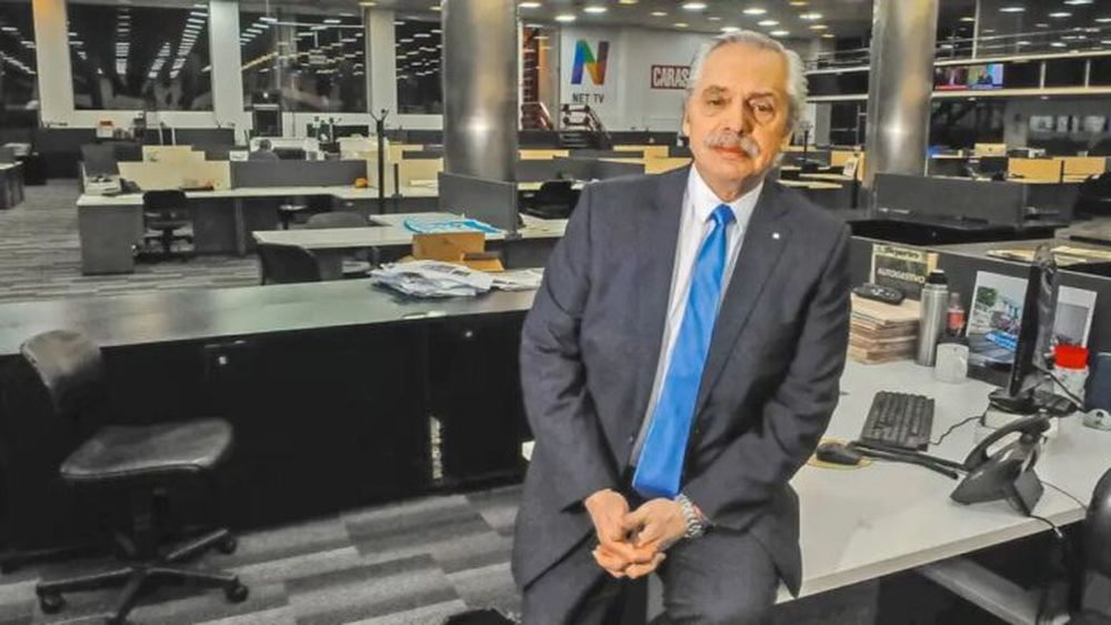 El expresidente Alberto Fernández, entrevistado por Perfil. - Diario Perfil -