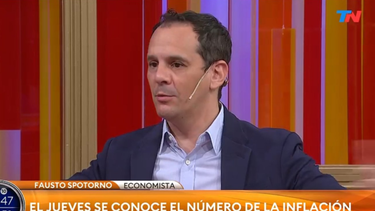 El economista y exasesor de Javier Milei, Fausto Spotorno. (Imagen de TV)