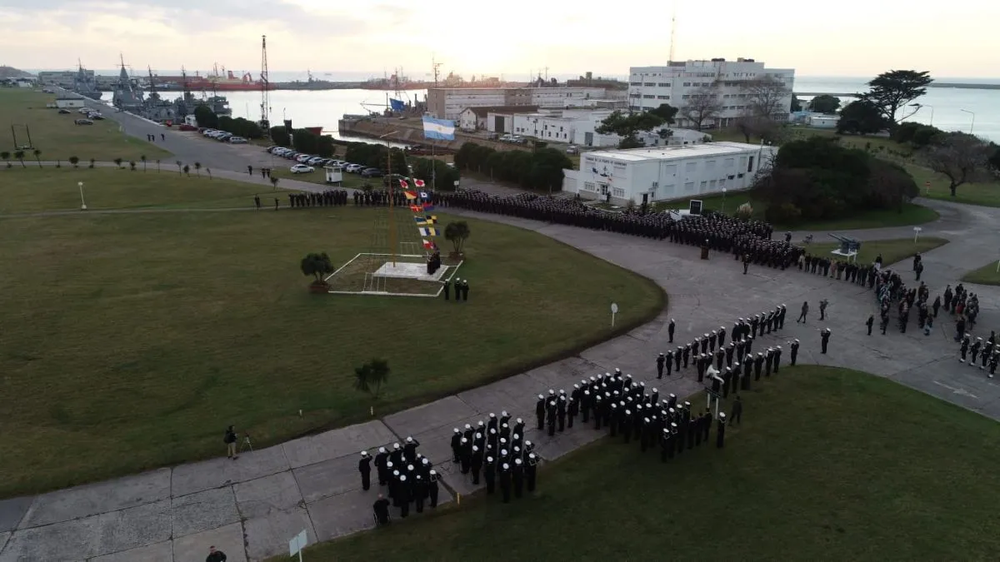 La Base Naval de la Armada Argentina en Mar del Plata.
