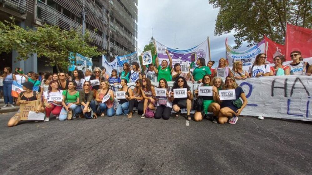 8M en La Plata. (Daniela Baez)