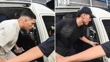 Braian Cufré y Abiel Osorio. (NA)