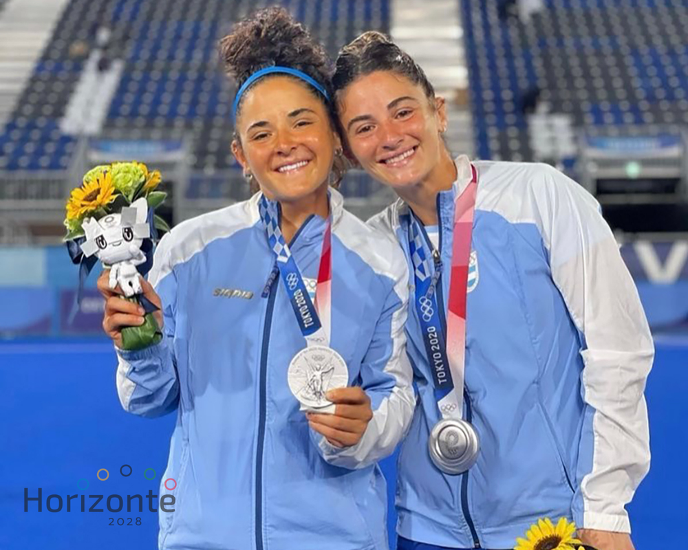 Victoria y María José Granatto, medalla de plata en los Juegos Olímpicos de Tokio.