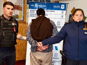 La detención de Rodrigo Daniel Carrica.