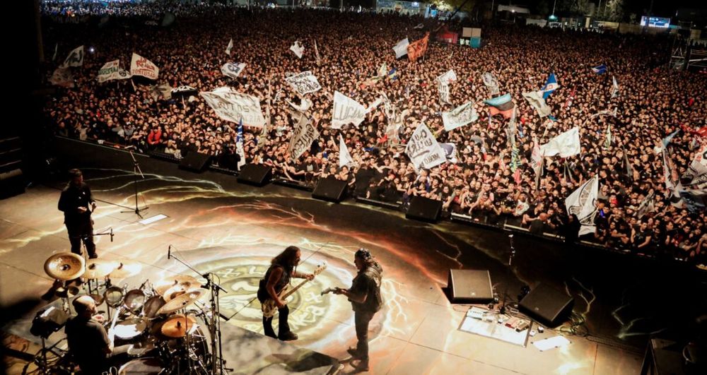 El recital de La Renga del 12 de abril en La Plata.