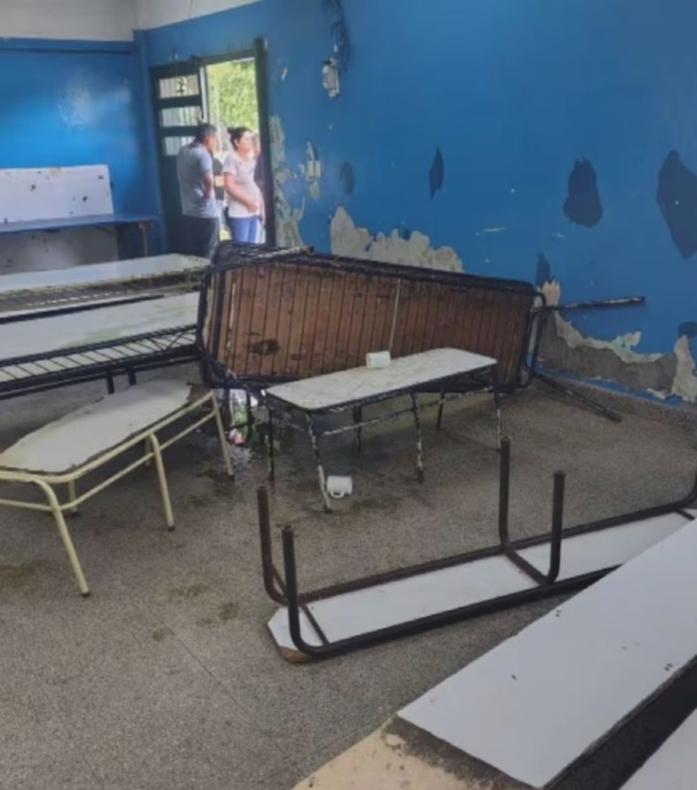El violento ataque ocurrió en una escuela de Grand Bourg, donde funcionan los tres niveles, primaria, secundaria y jardín de infantes. (Imagen de video)
