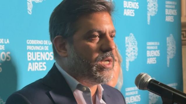 El ministro de Gobierno, Carlos Bianco, fue el encargado de darle proyección nacional al discurso de Kicillof: Les habló a los argentinos”.