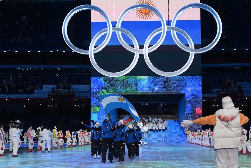 Francesca Baruzzi y Franco Dal Farra, también abanderados en los Juegos Olímpicos de 2022. Francesca Baruzzi y Franco Dal Farra, también abanderados en los Juegos Olímpicos de 2022.