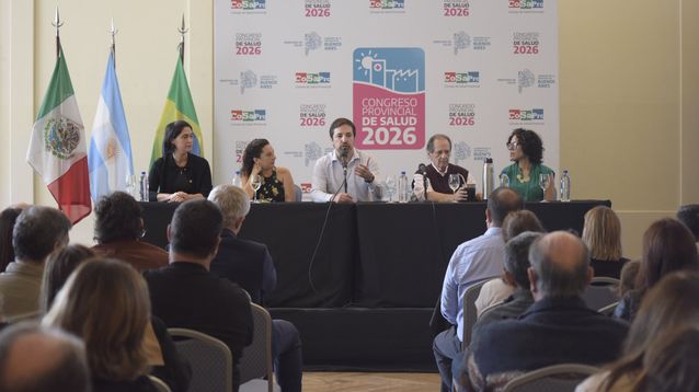 El ministro Nicolás Kreplak en Mar del Plata.&nbsp;