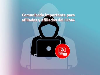 IOMA advierte sobre estafas. 