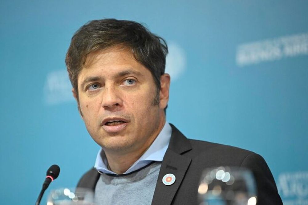El gobernador de la provincia de Buenos Aires, Axel Kicillof.