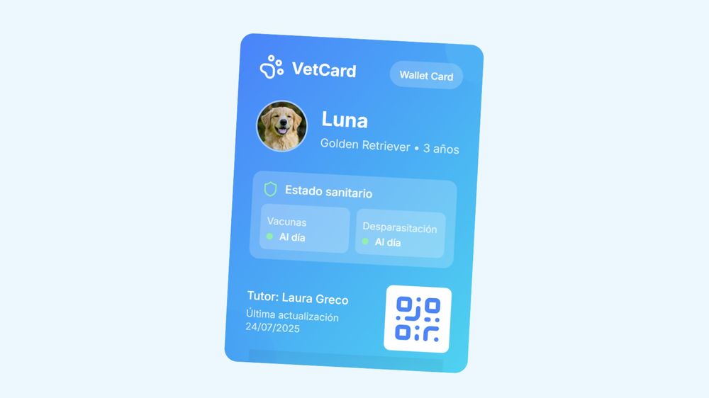 VetCard, la libreta sanitaria digital para perros y gatos.