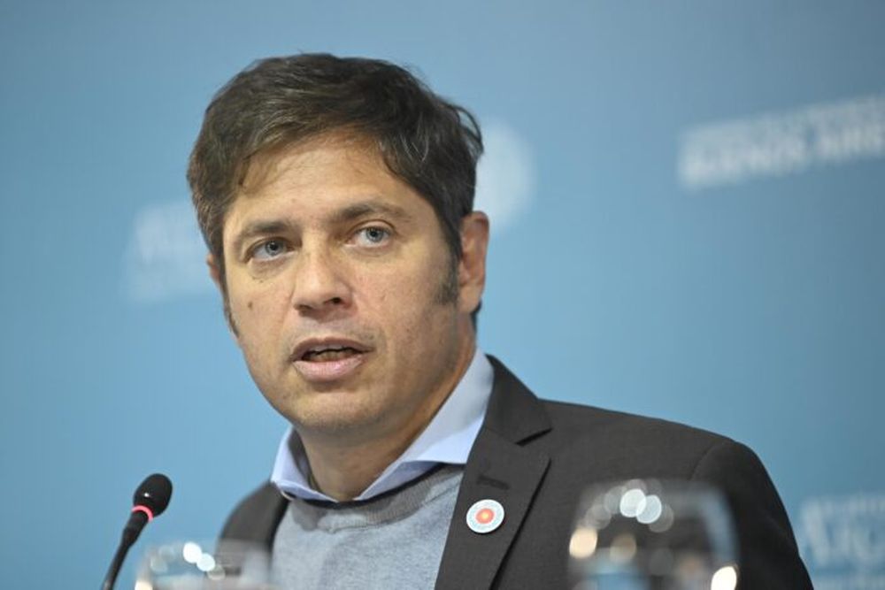 El gobernador de la provincia de Buenos Aires, Axel Kicillof.