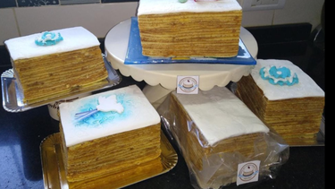 La tradicional Torta Argentina que se elabora en Dolores. (Facebook/Fiesta de la Torta Argentina)