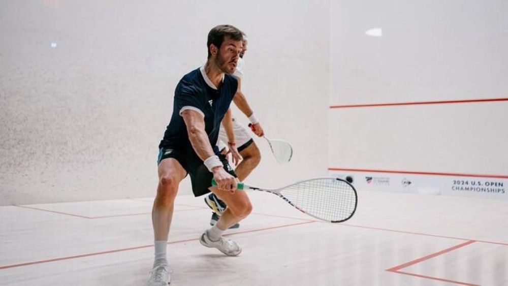 Leandro Romiglio, número 1 argentino de squash. - Instagram -