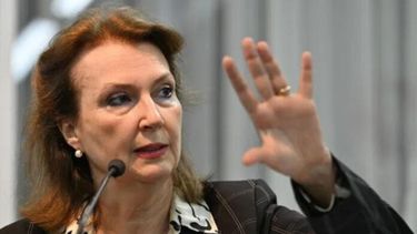 La ahora excanciller Diana Mondino.