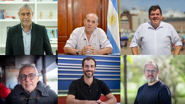 Los intendentes que juegan: Ferraresi, Zurro, Montengro, Zamora, Patreccca y Valenzuela.&nbsp;