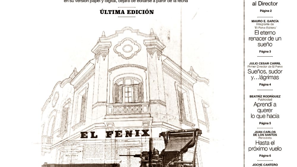 Despedida: el diario El Fénix de Benito Juárez deja de editarse en papel