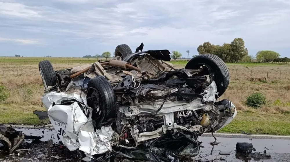 Cuatro personas muertas en un choque frontal en Bolívar.