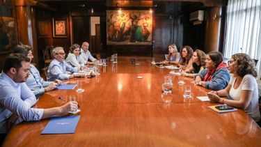El ministro de Salud de la Nación, Mario Russo, recibió junto a funcionarios de la cartera a representantes de organizaciones de pacientes oncológicos y de otras patologías. (Ministerio de Salud de la Nación)