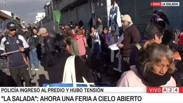 La Salada busca seguir adelante. (Imagen TV)
