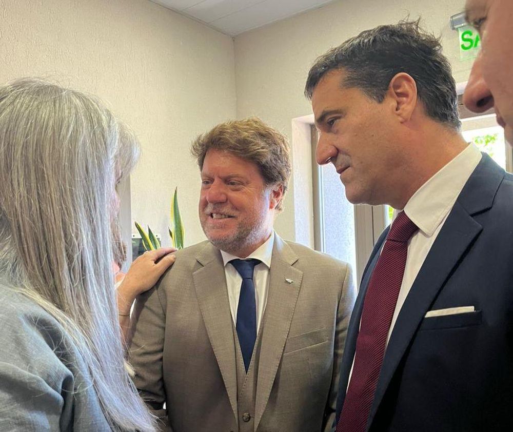 Maximiliamo Abad, con Garciarena y Mongay.&nbsp;