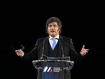 Capitalismo. El presidente Javier Milei dijo que es el sistema más eficiente y justo.