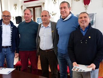 Los referentes de los municipios y de la Unión Industrial bahiense.