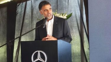 Manuel Mantilla, presidente de la filial local de Mercedes Benz.