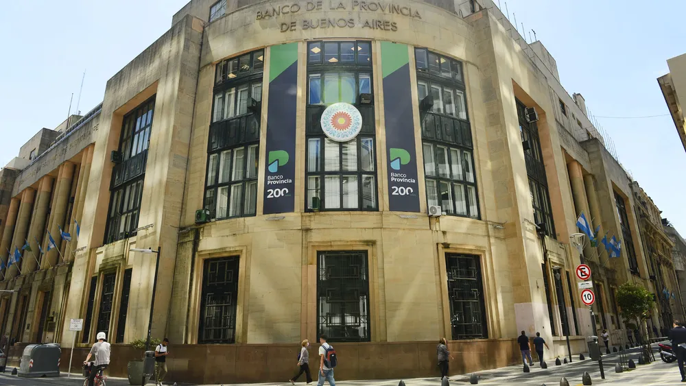 La casa central del Banco Provincia.&nbsp;