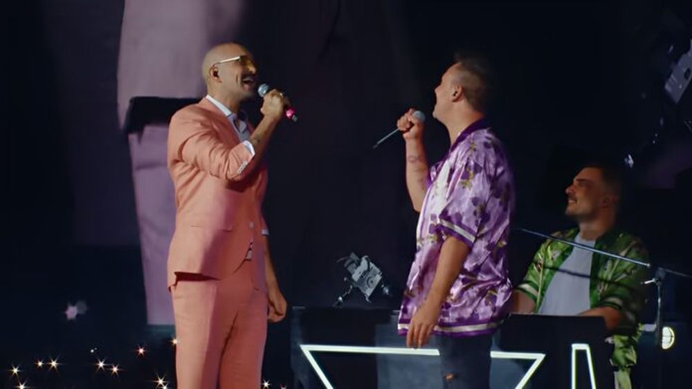 Abel Pintos junto a Chano. (YouTube Tan Biónica)