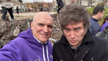 José Luis Espert junto a Javier Milei.
