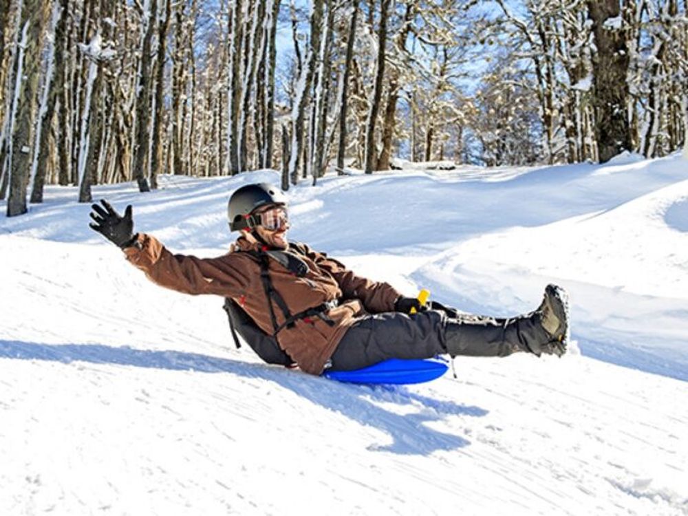 El culipatín, muy popular en lugares de nieve.