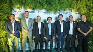 Axel Kicillof y su Gabinete en Expoagro.&nbsp;